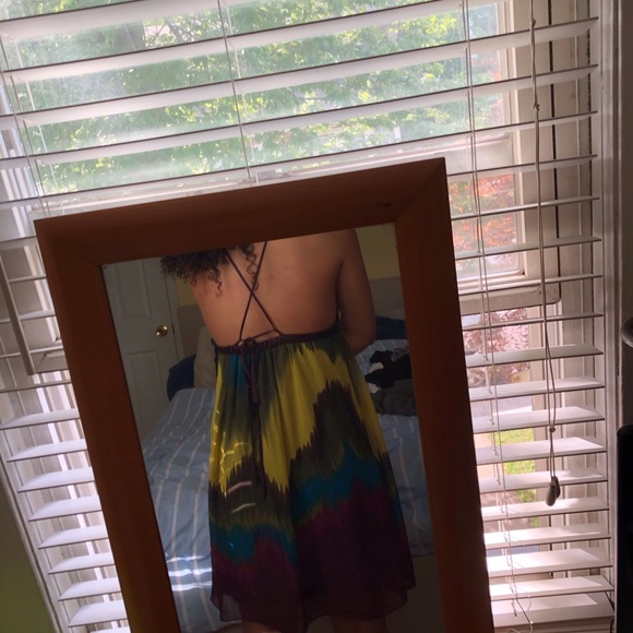 Flowy Multi-Color Dress - Picture 3 of 4